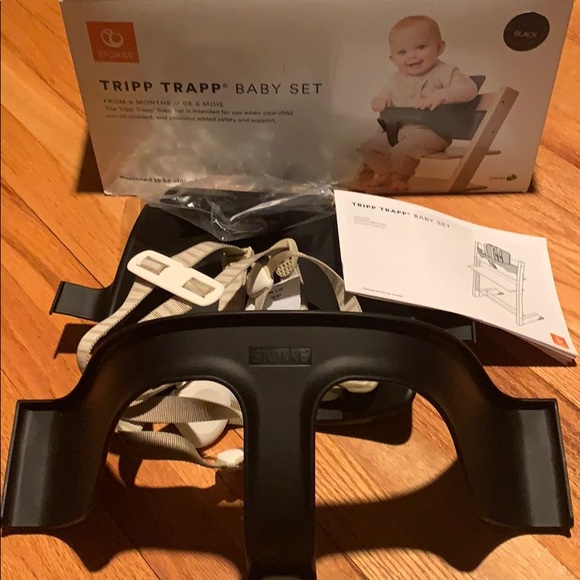 stokke tripp trapp baby set black
